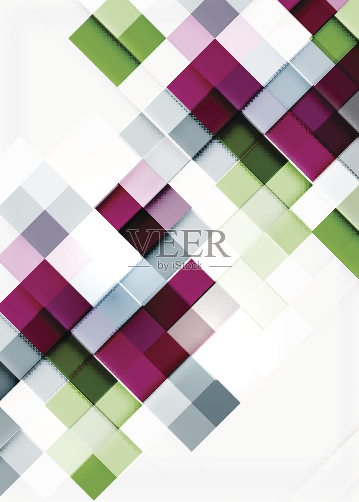 方形马赛克图案设计。普遍的现代构成插画图片素材