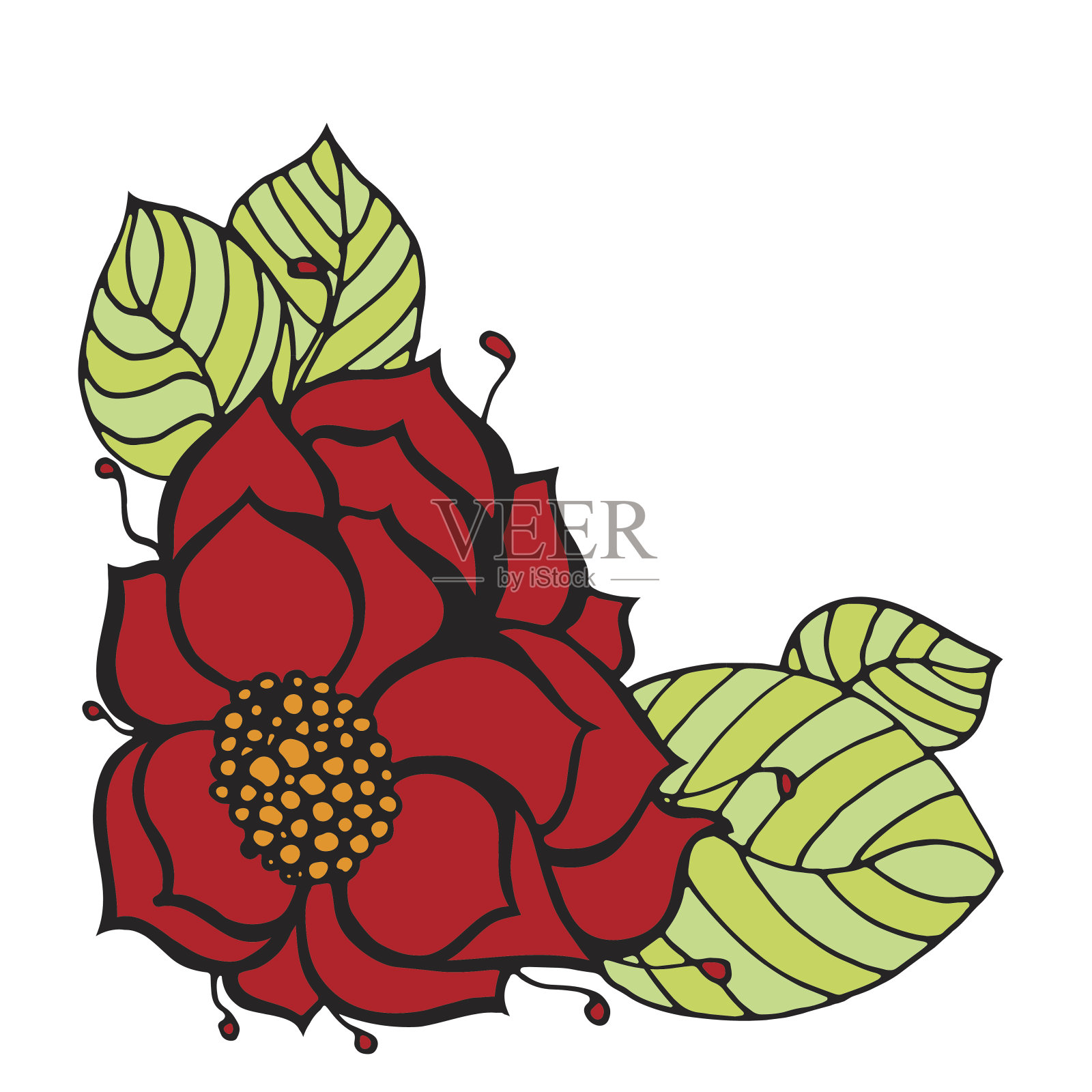 花插画图片素材