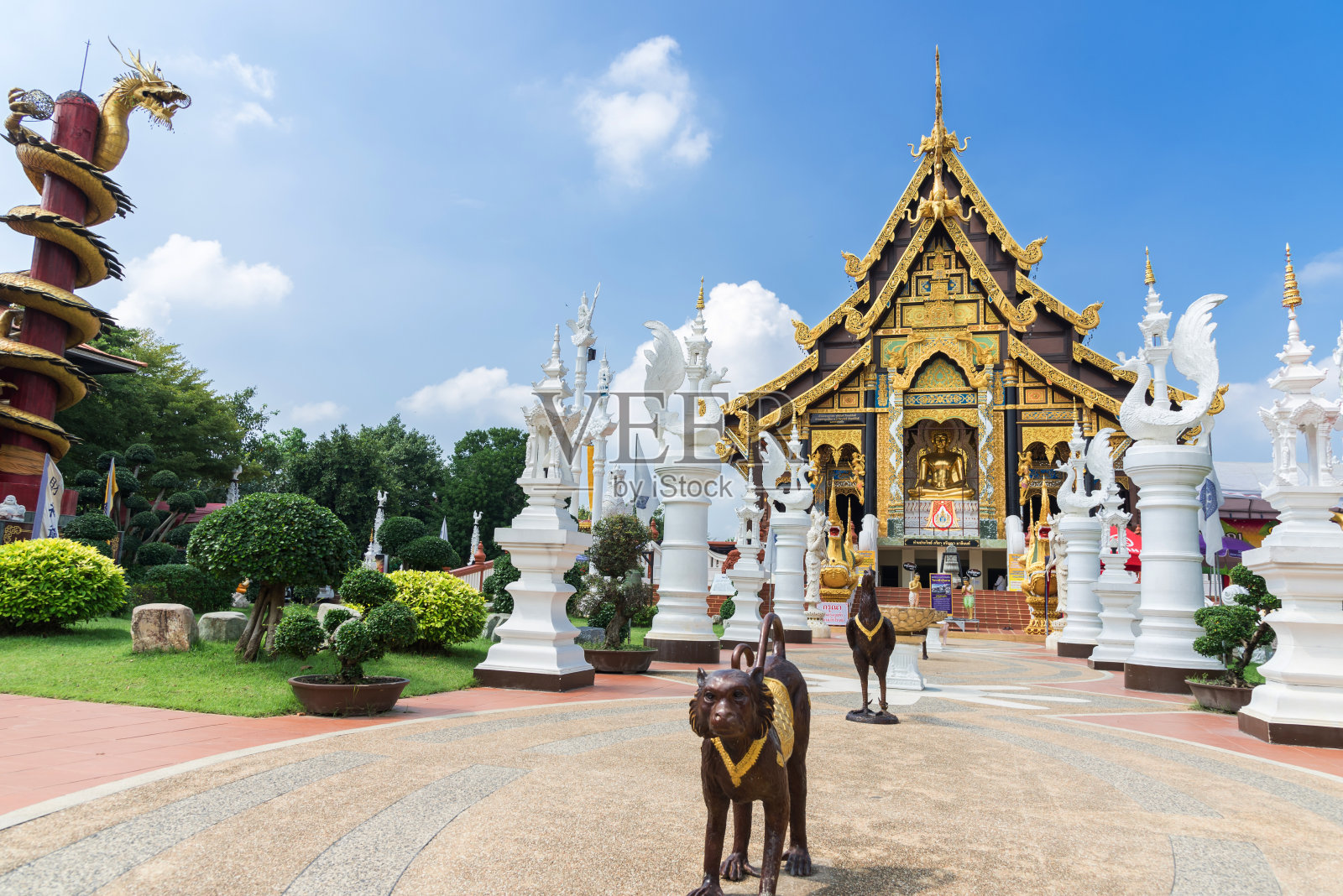什么塔迈寺在萨穆萨孔泰国，泰国寺庙照片摄影图片
