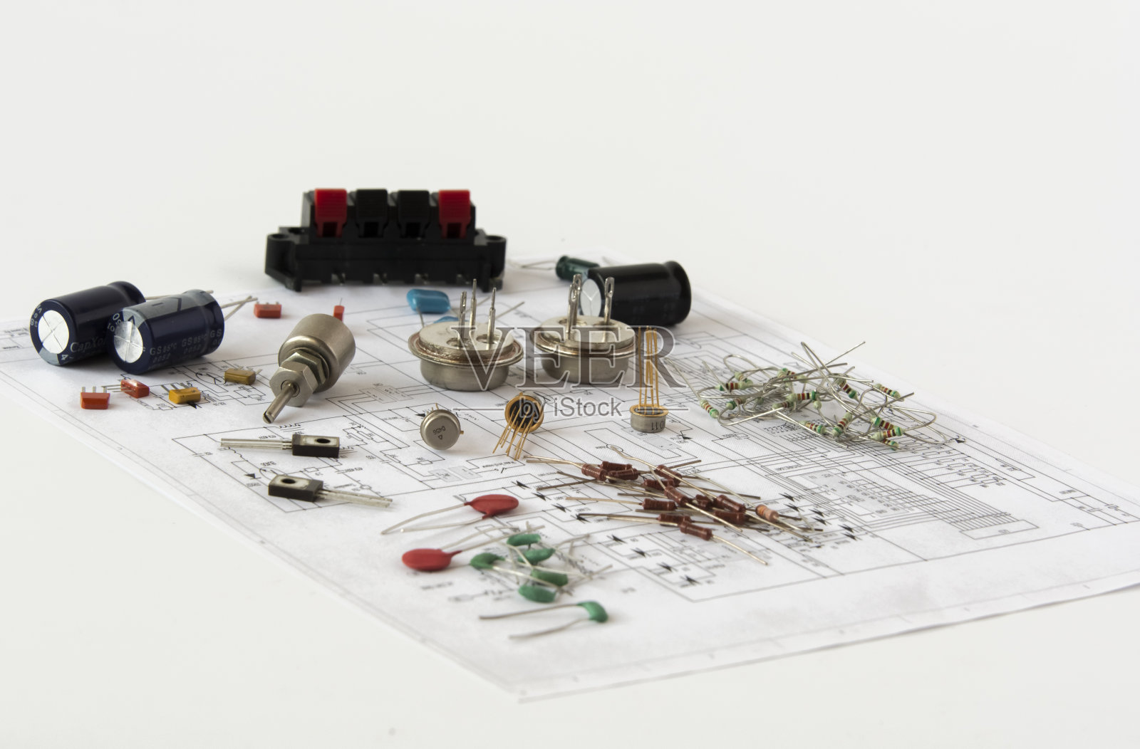 电子元件照片摄影图片