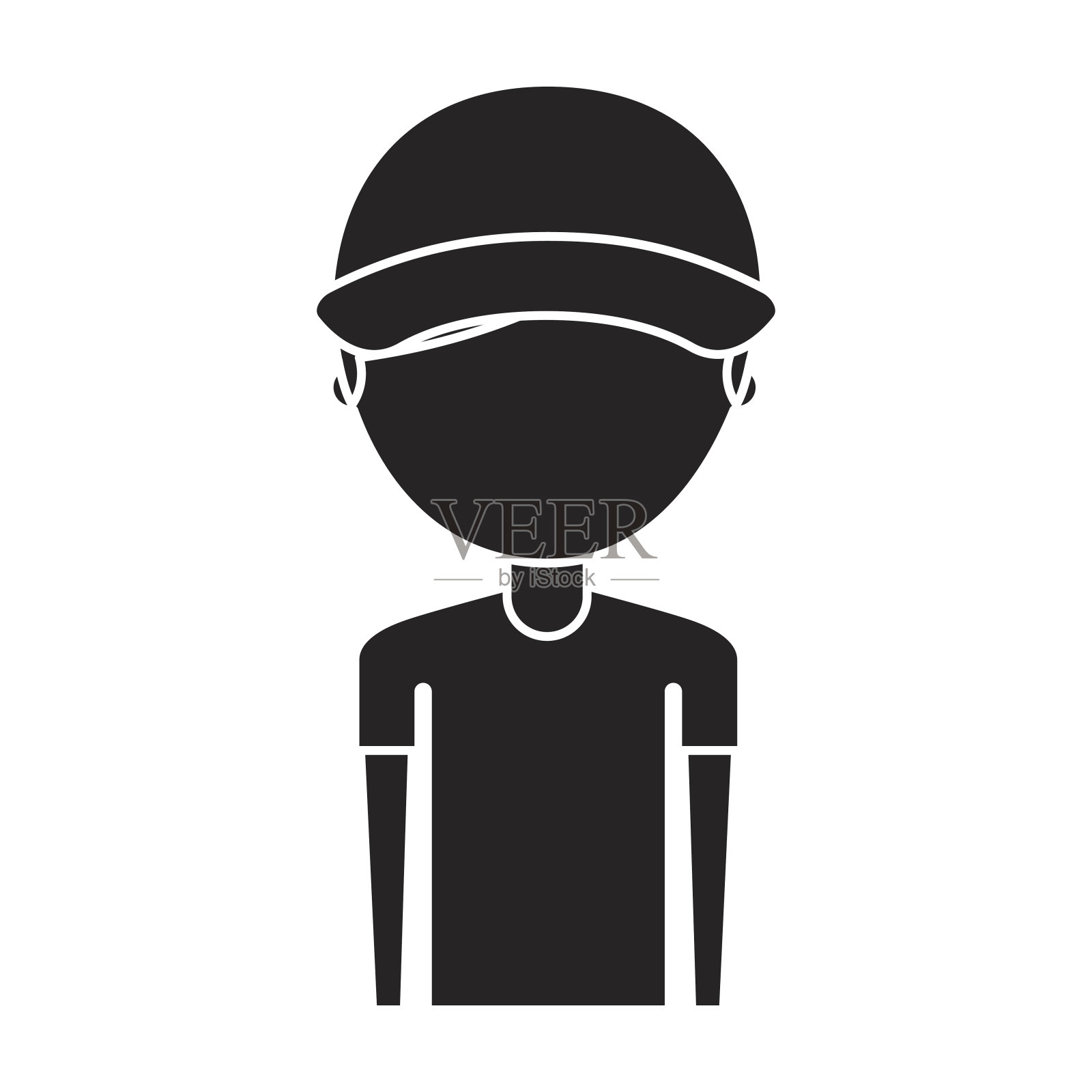 快递员角色设计元素图片