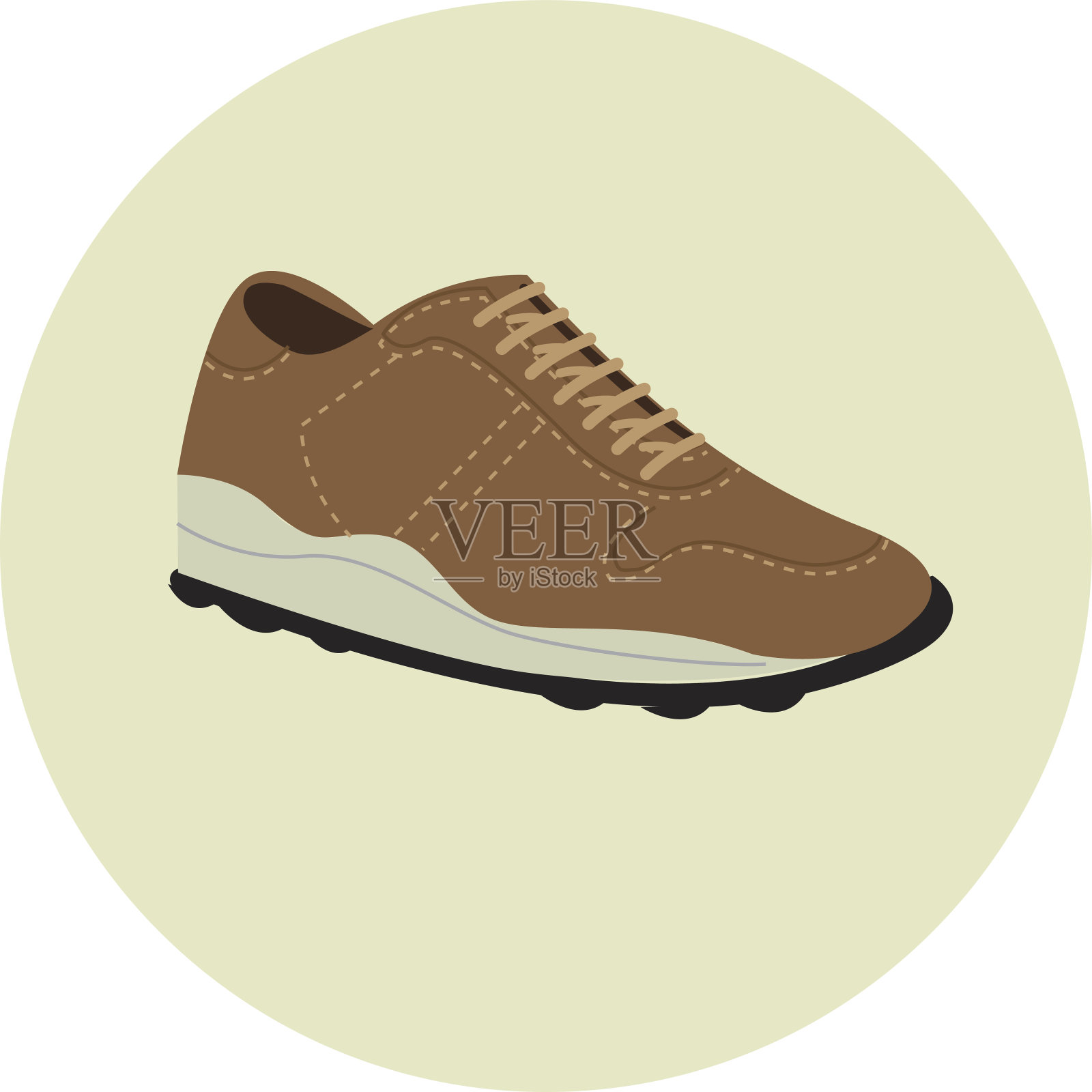 运动鞋插画图片素材