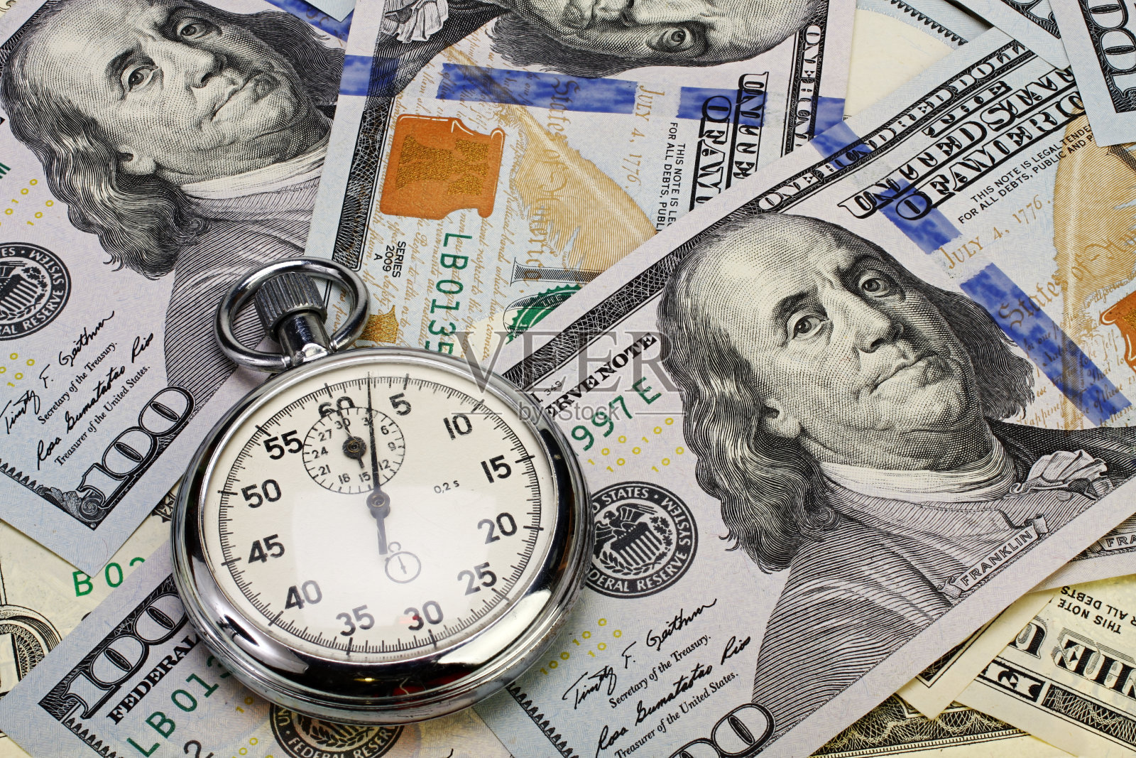 时间就是金钱的概念。照片摄影图片