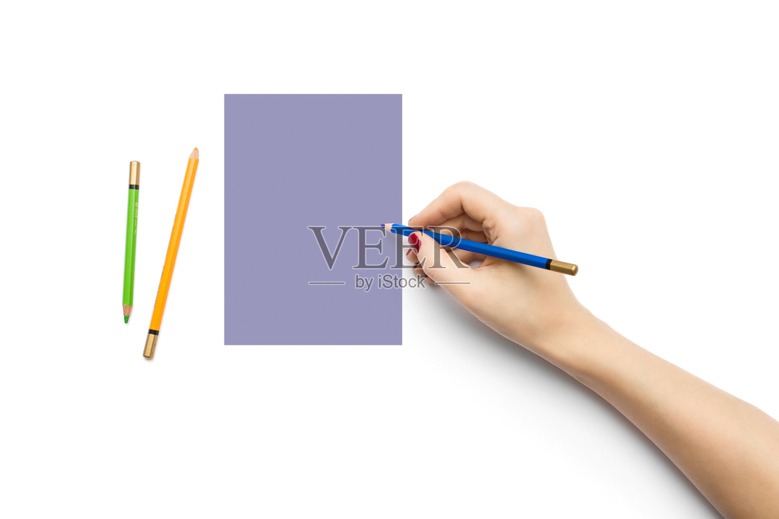 女性的笔迹写在一张白纸上照片摄影图片