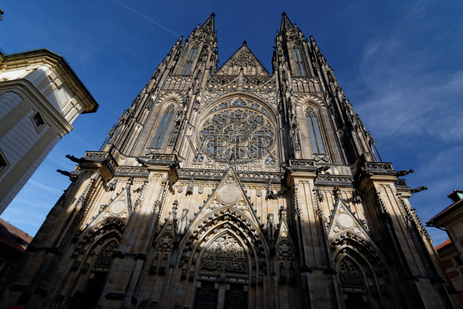 圣维塔大教堂正面照片摄影图片