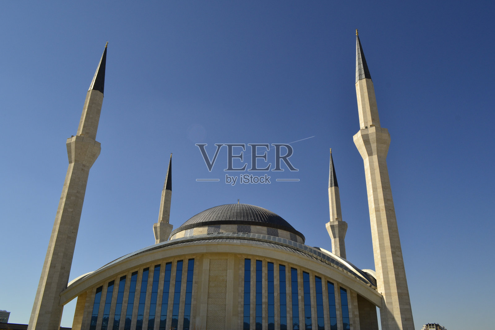 艾哈迈德Hamdi AKSEKİ清真寺,土耳其安卡拉-照片摄影图片