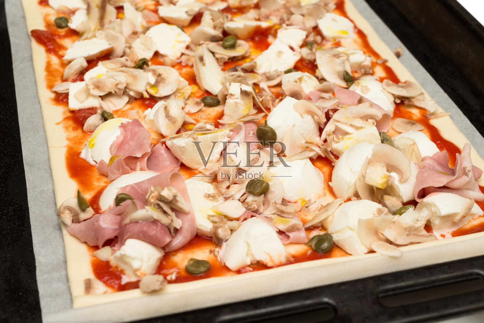 自制披萨照片摄影图片