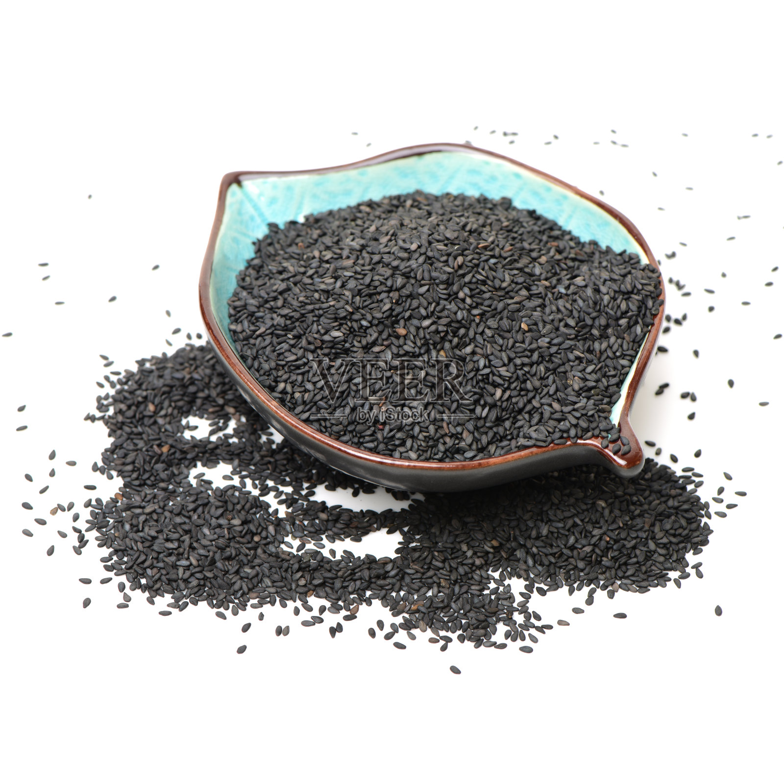 黑色的芝麻照片摄影图片