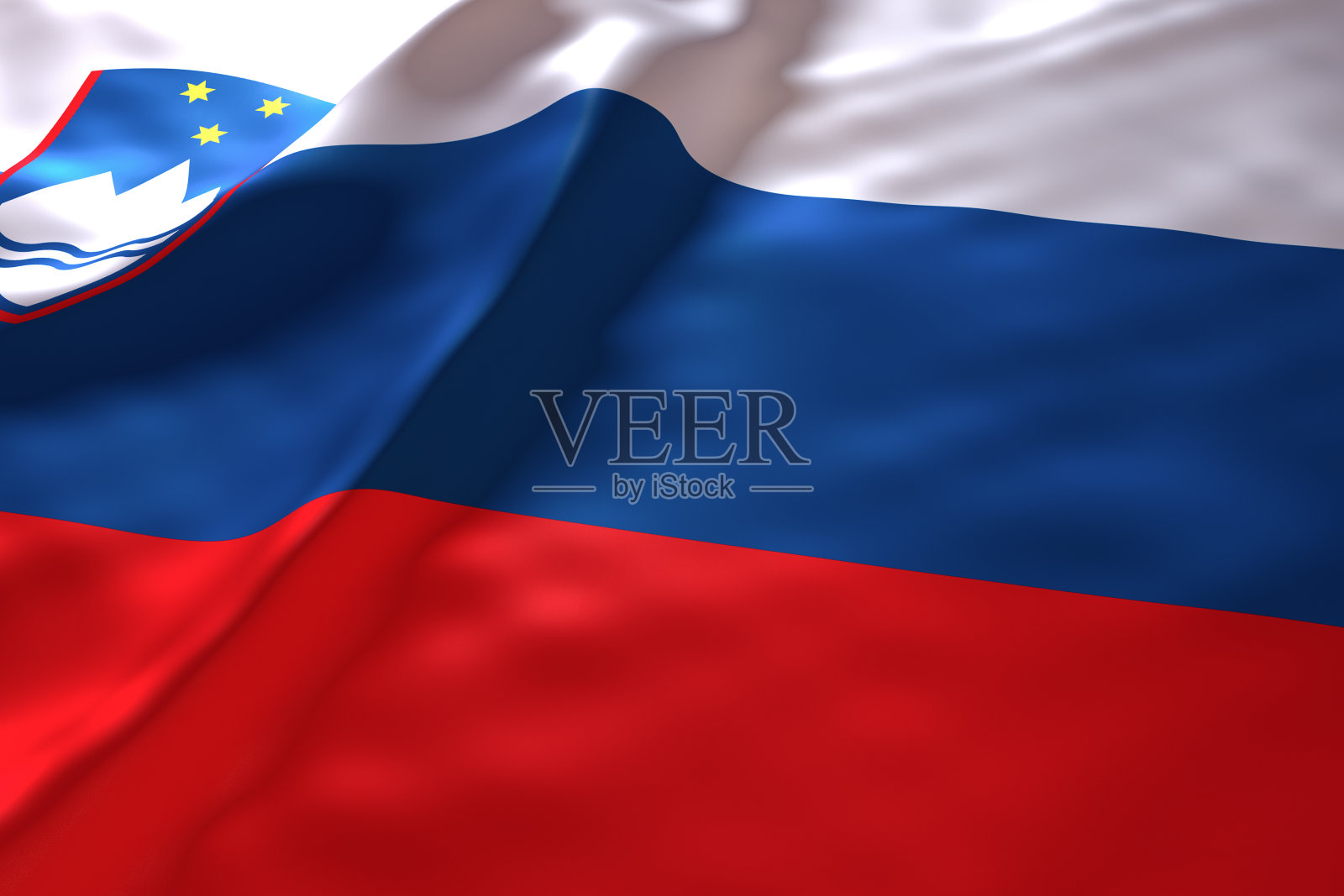 斯洛文尼亚国旗背景照片摄影图片