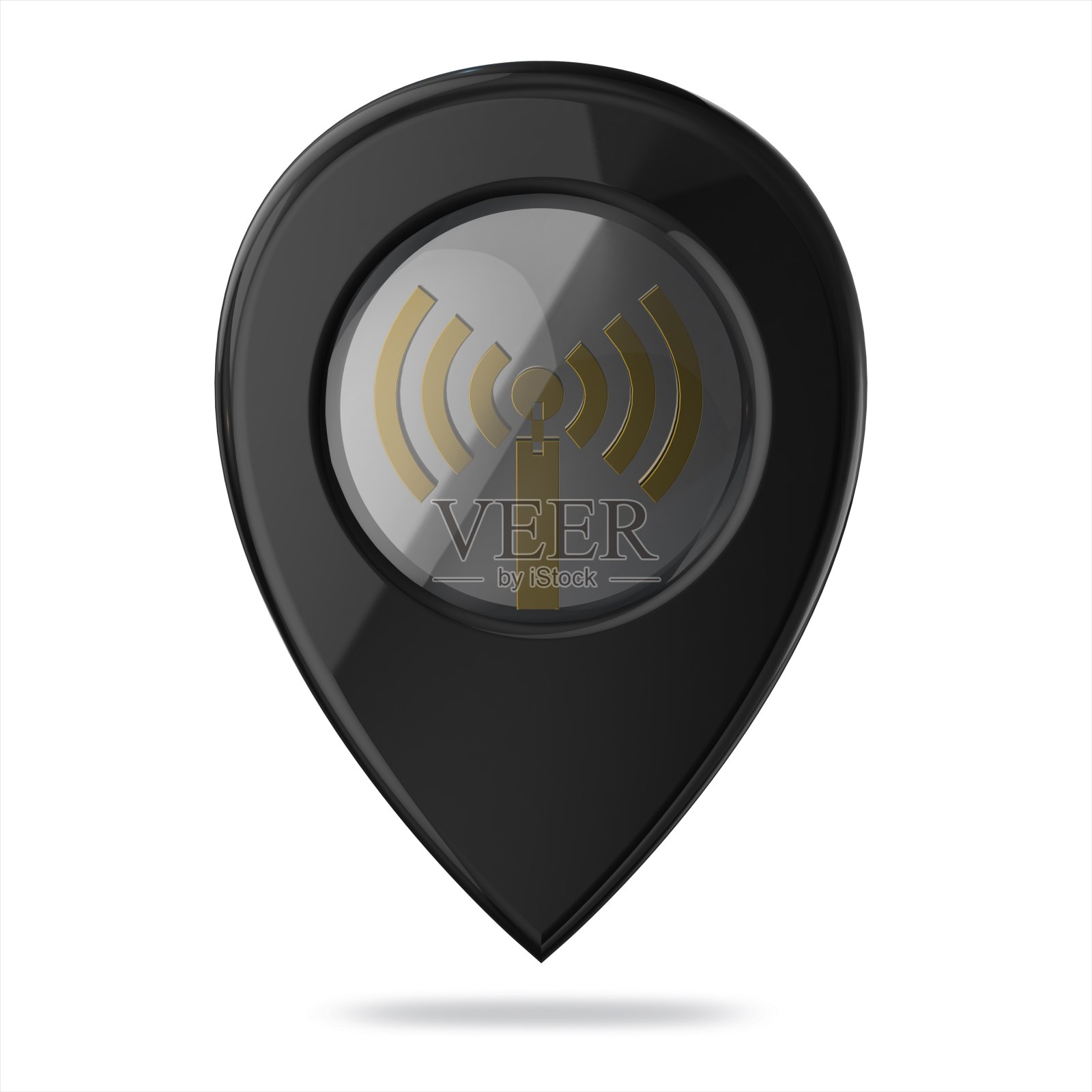 3d地图点图标照片摄影图片