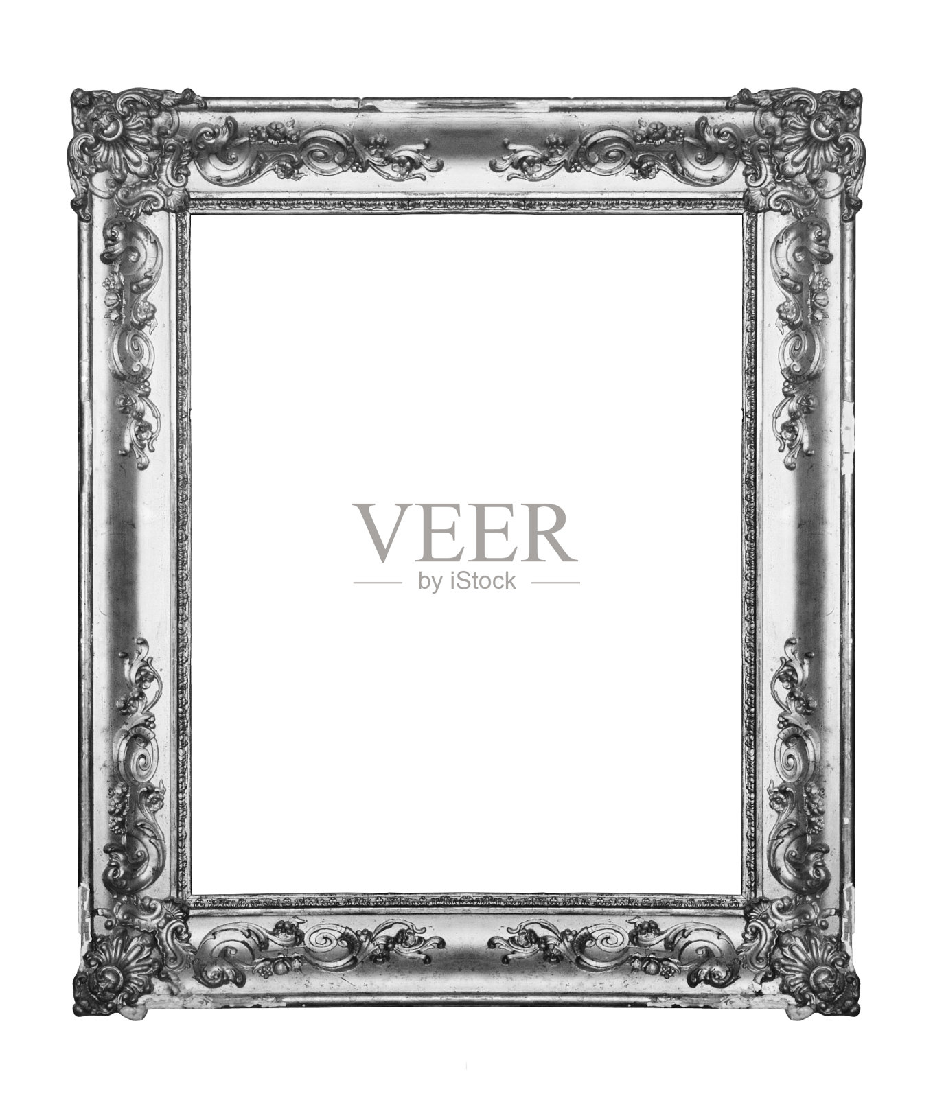 碎银复古华丽的框架照片摄影图片