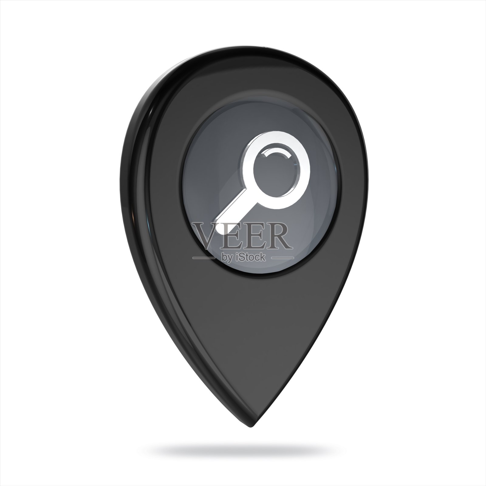 3d地图点图标照片摄影图片