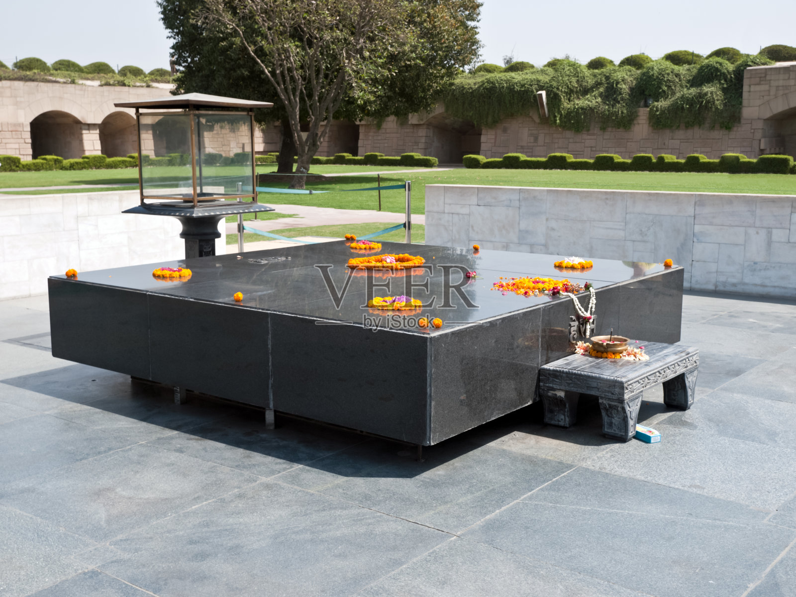 拉杰·盖特，圣雄甘地照片摄影图片