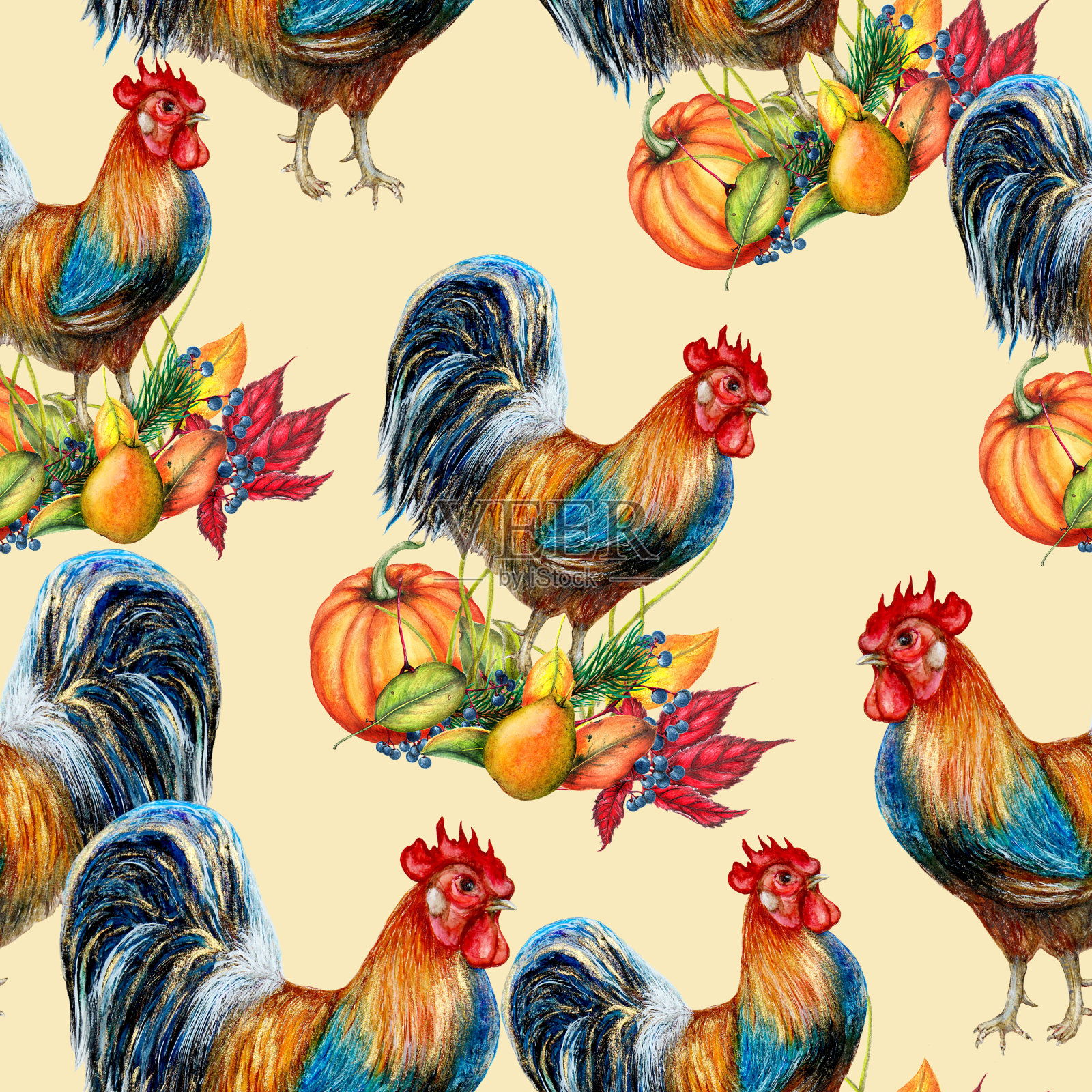 无缝模式插画图片素材