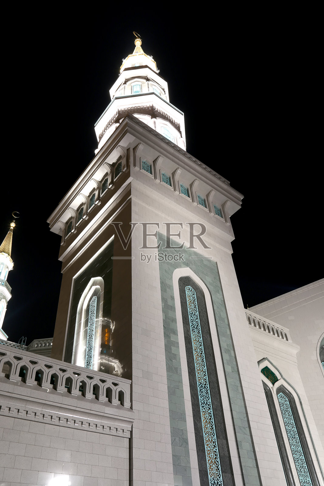 莫斯科大教堂清真寺，俄罗斯照片摄影图片