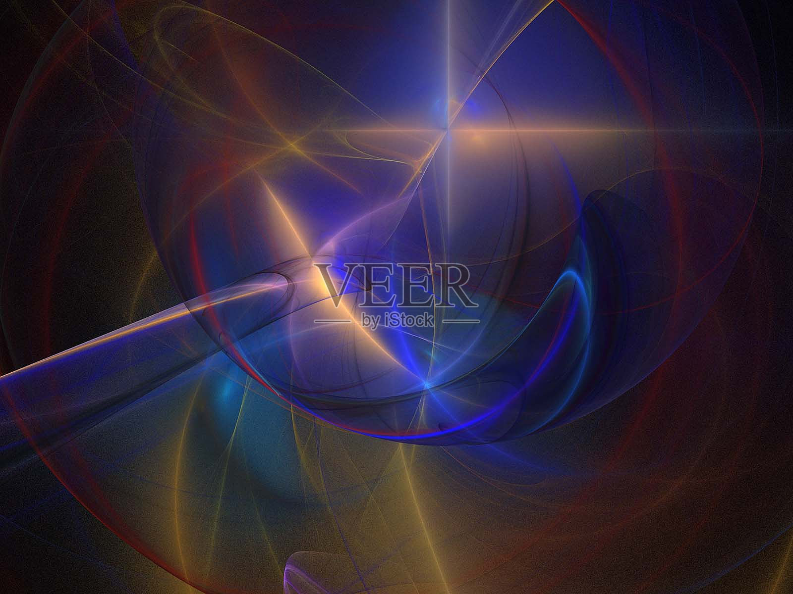 黑色上的数字分形照片摄影图片