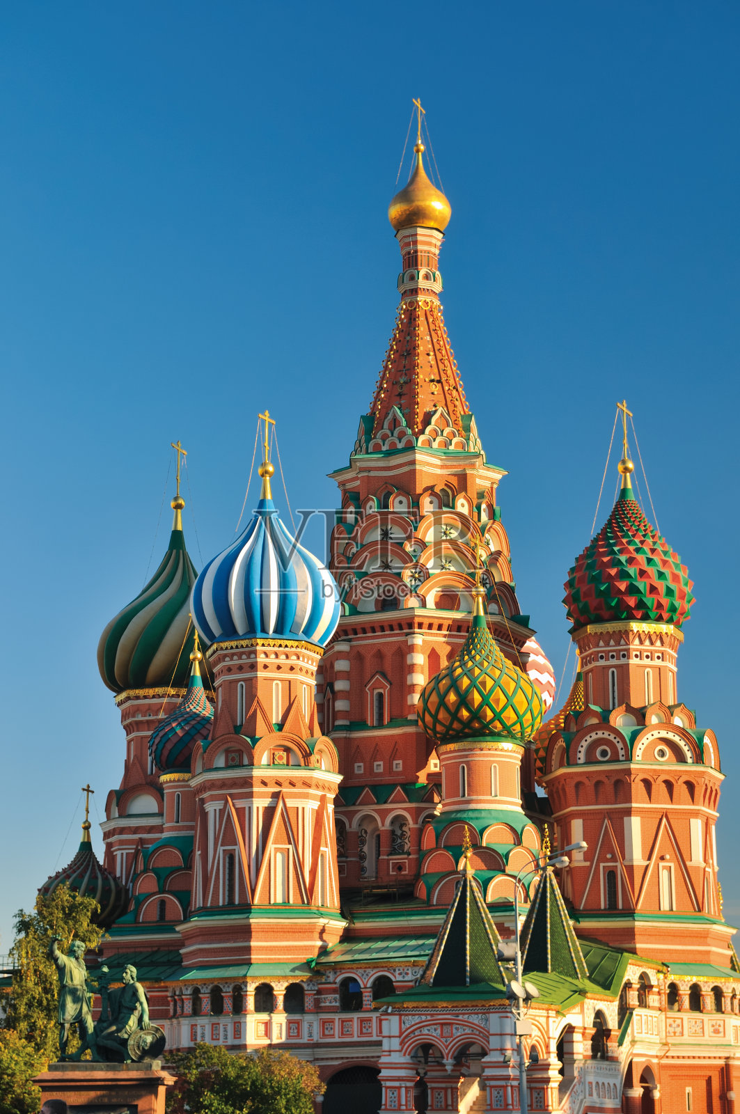 莫斯科的圣巴西尔大教堂照片摄影图片