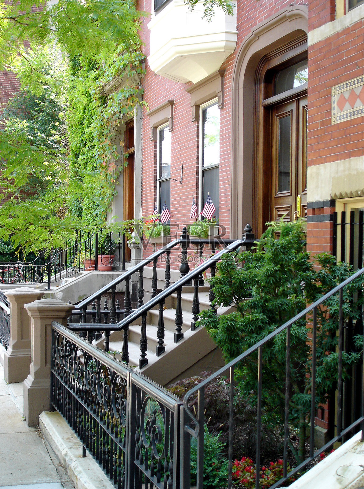 美国城市社区照片摄影图片