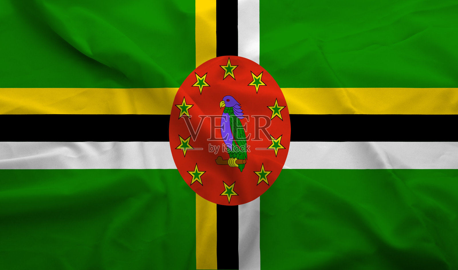 多米尼加国旗照片摄影图片