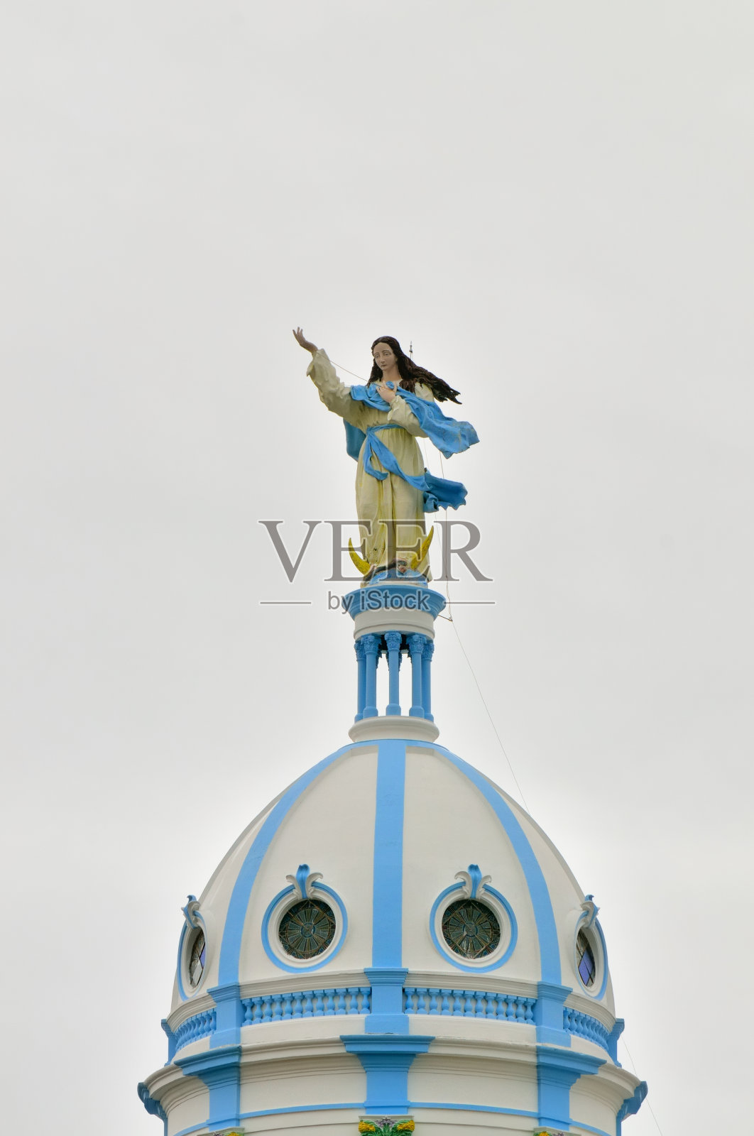 哥伦比亚索塔卡梅尔山的圣母照片摄影图片