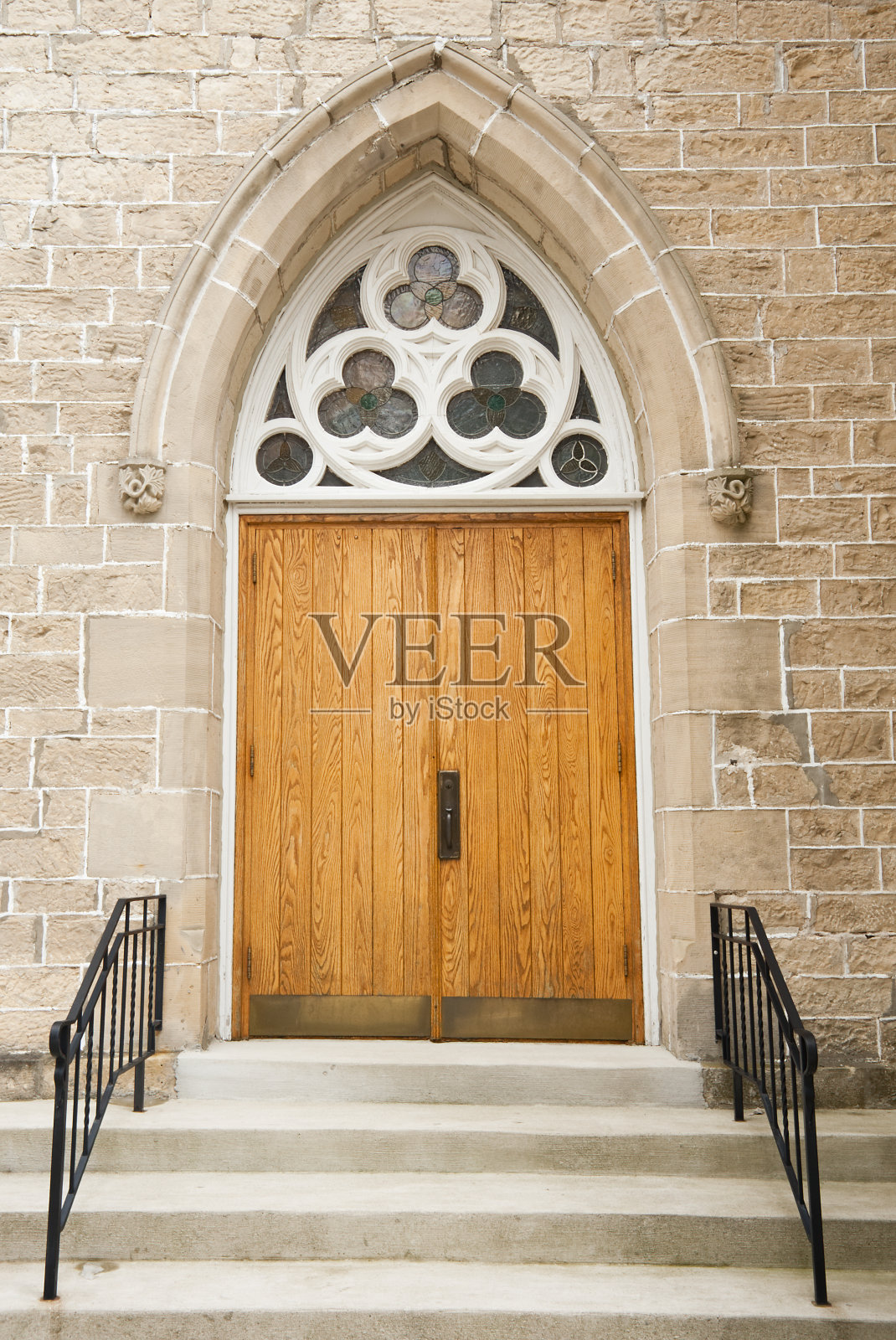 圣雅各布斯教堂的门照片摄影图片