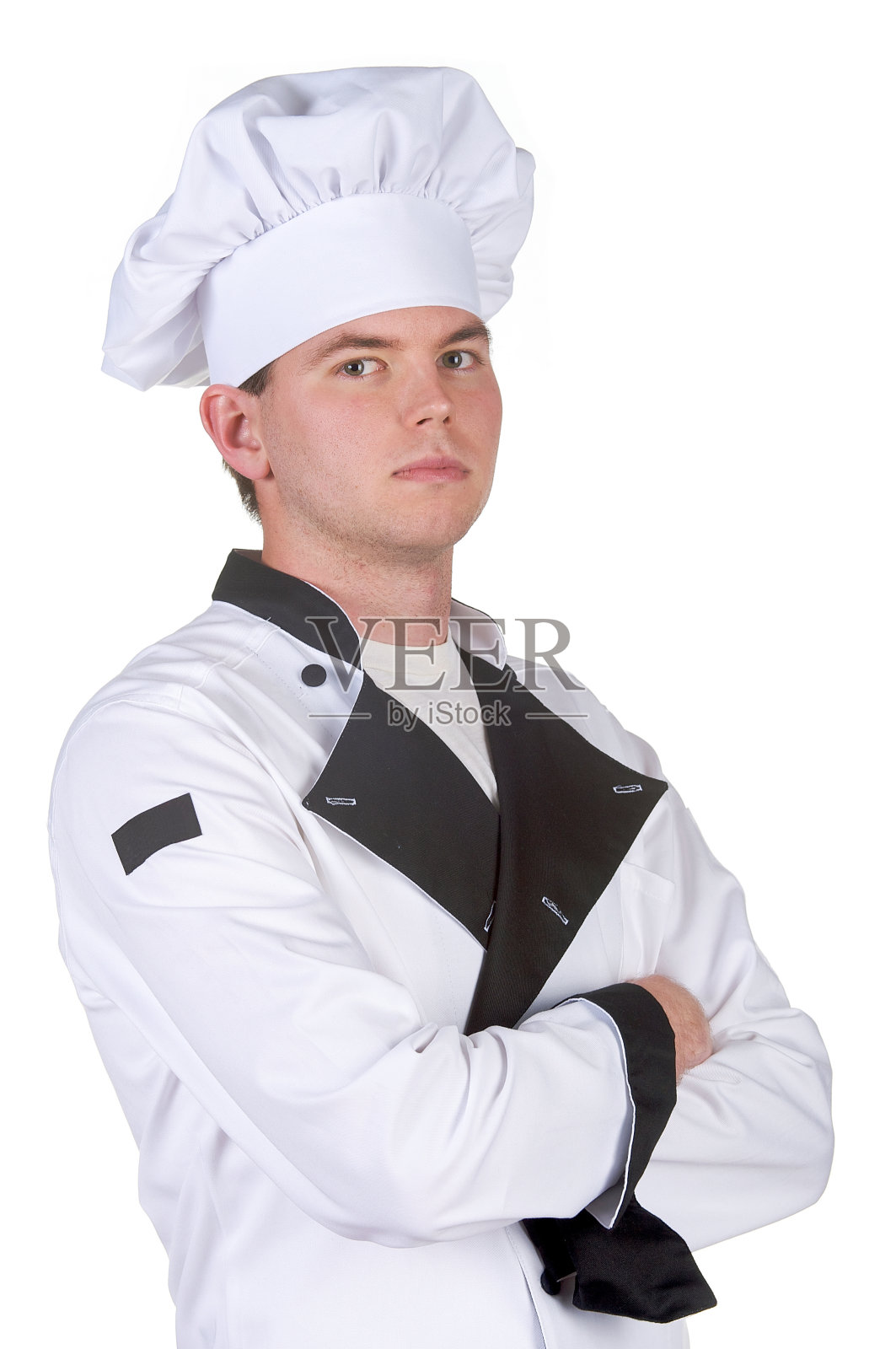 严重的厨师照片摄影图片