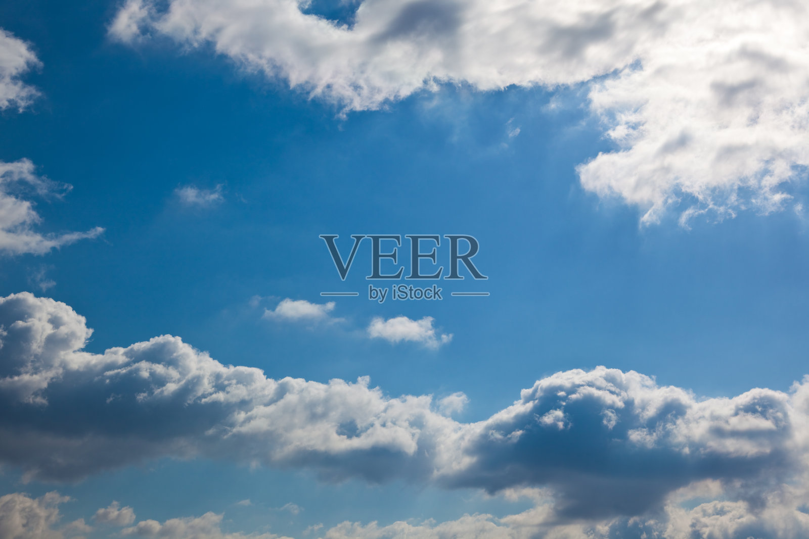 蓝天和白云的背景照片摄影图片