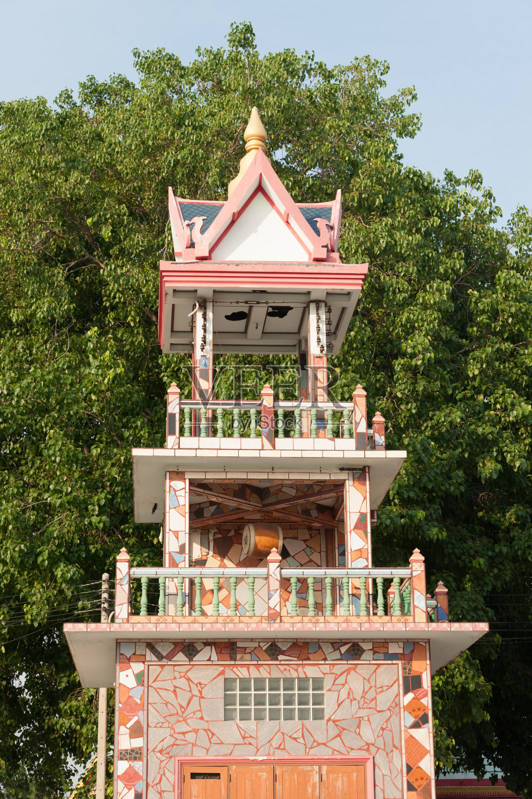 belltower在泰国照片摄影图片