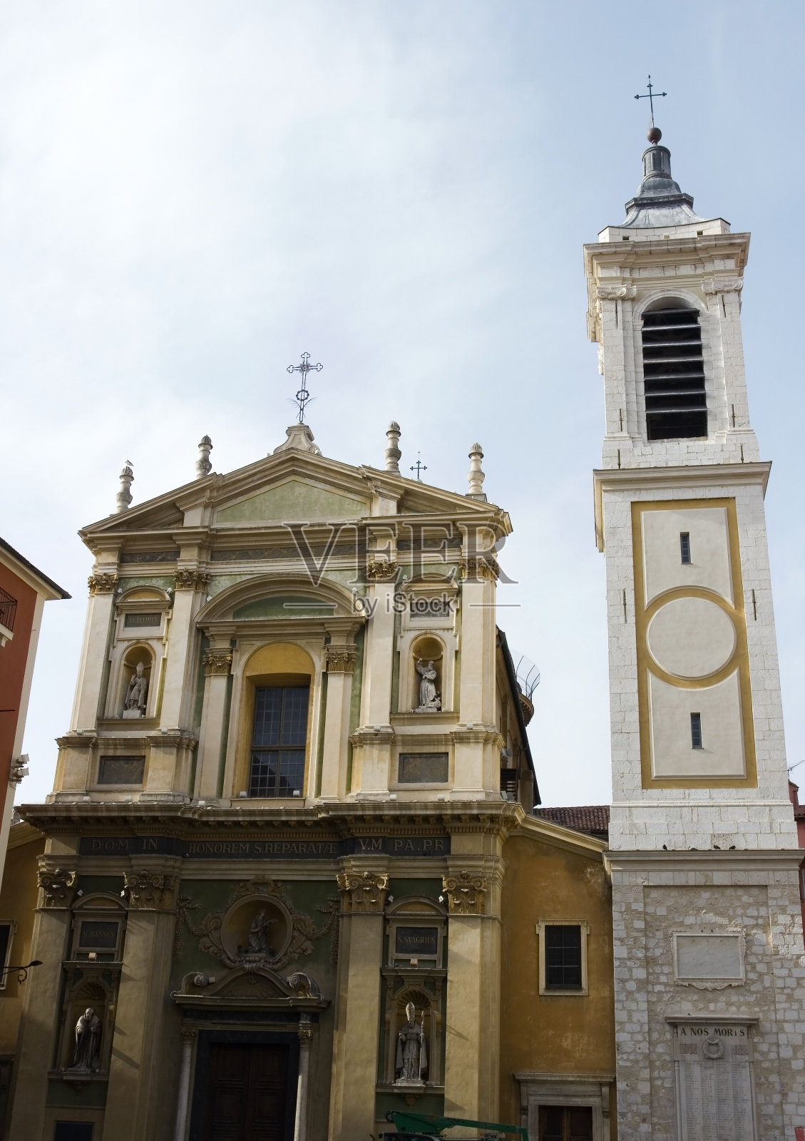 法国尼斯的圣瑞派蒂大教堂照片摄影图片