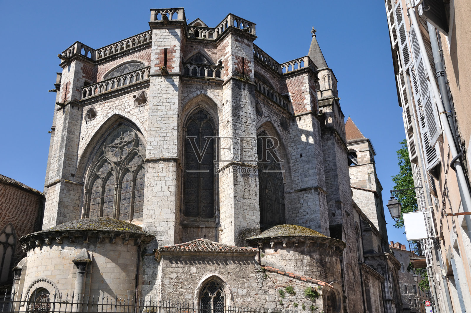 法国卡奥尔的圣艾蒂安大教堂照片摄影图片