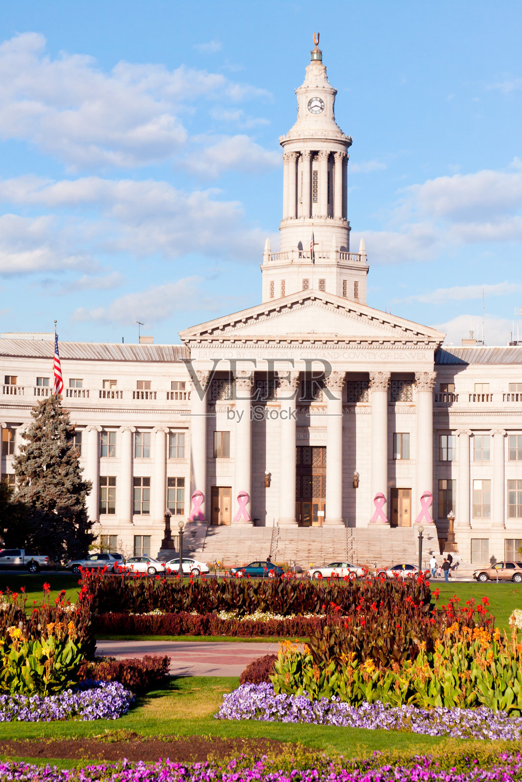 丹佛市政中心照片摄影图片