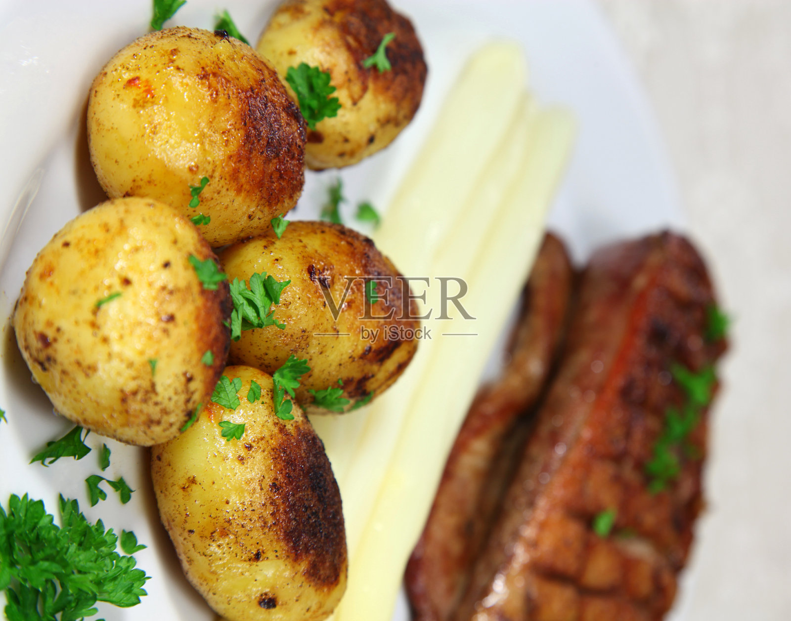 炸土豆照片摄影图片