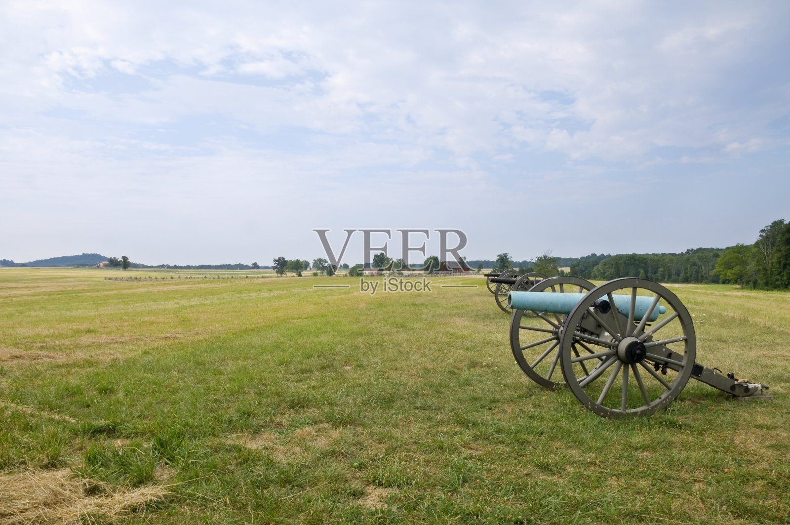 葛底斯堡的大炮照片摄影图片