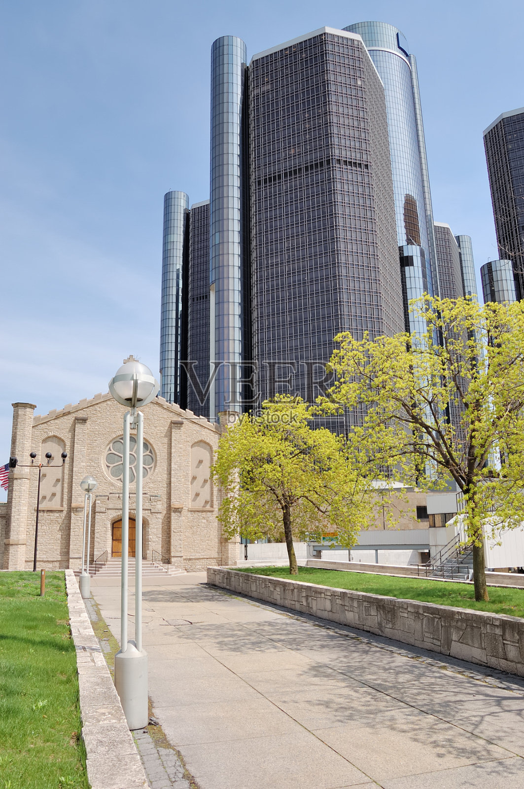 水手教堂底特律照片摄影图片