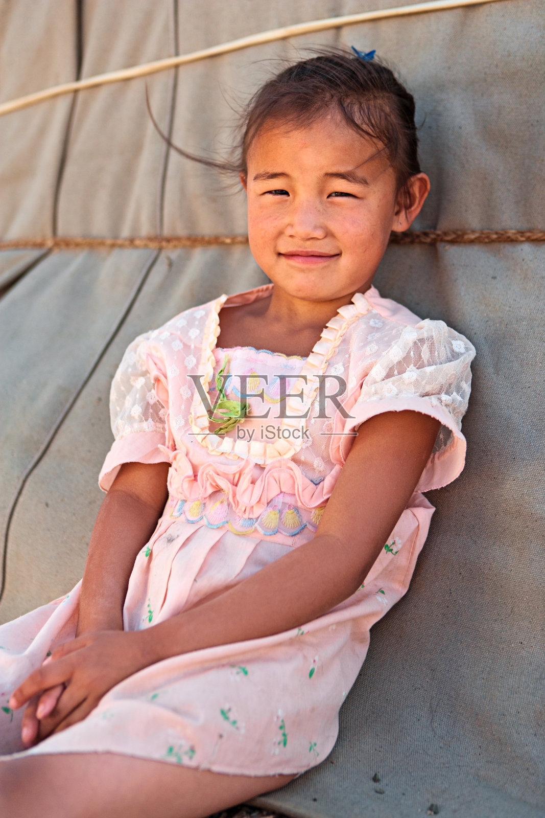 蒙古女孩照片摄影图片