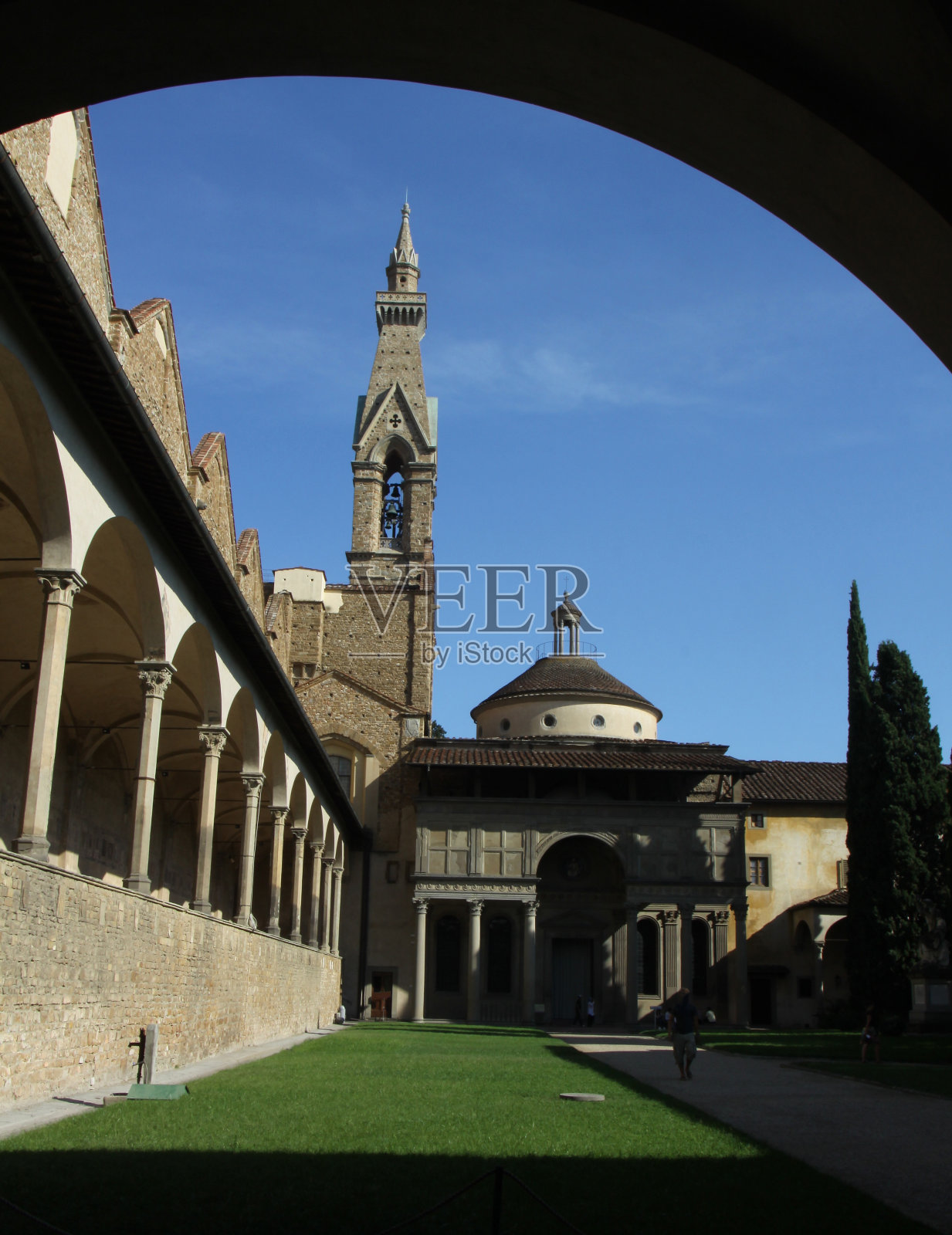 佛罗伦萨大教堂内院照片摄影图片