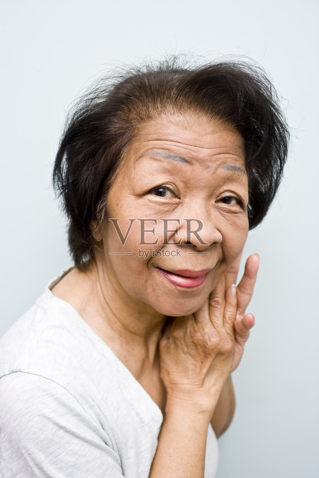 年长的高级的女人照片摄影图片