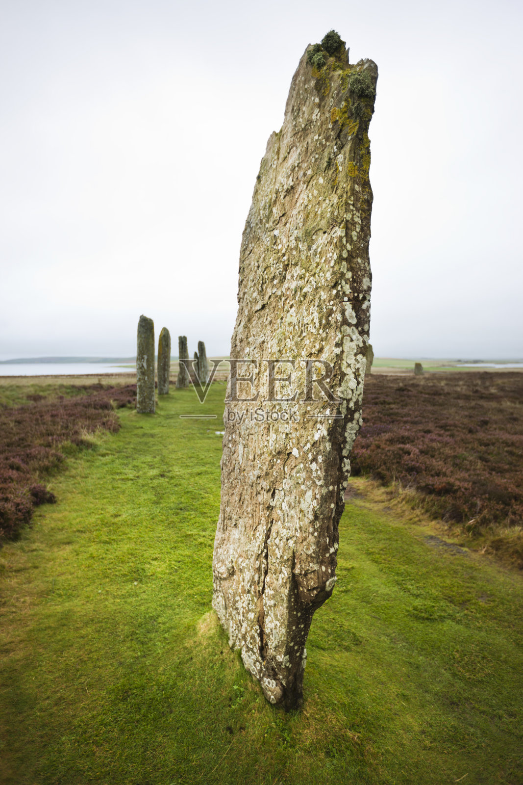 奥克尼的布罗德加指环照片摄影图片