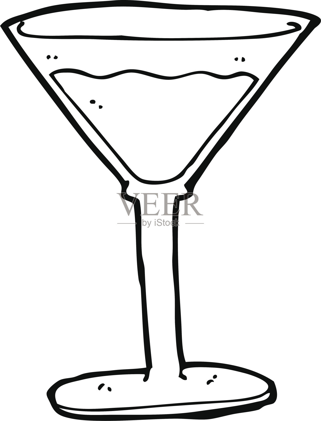 卡通鸡尾酒设计元素图片