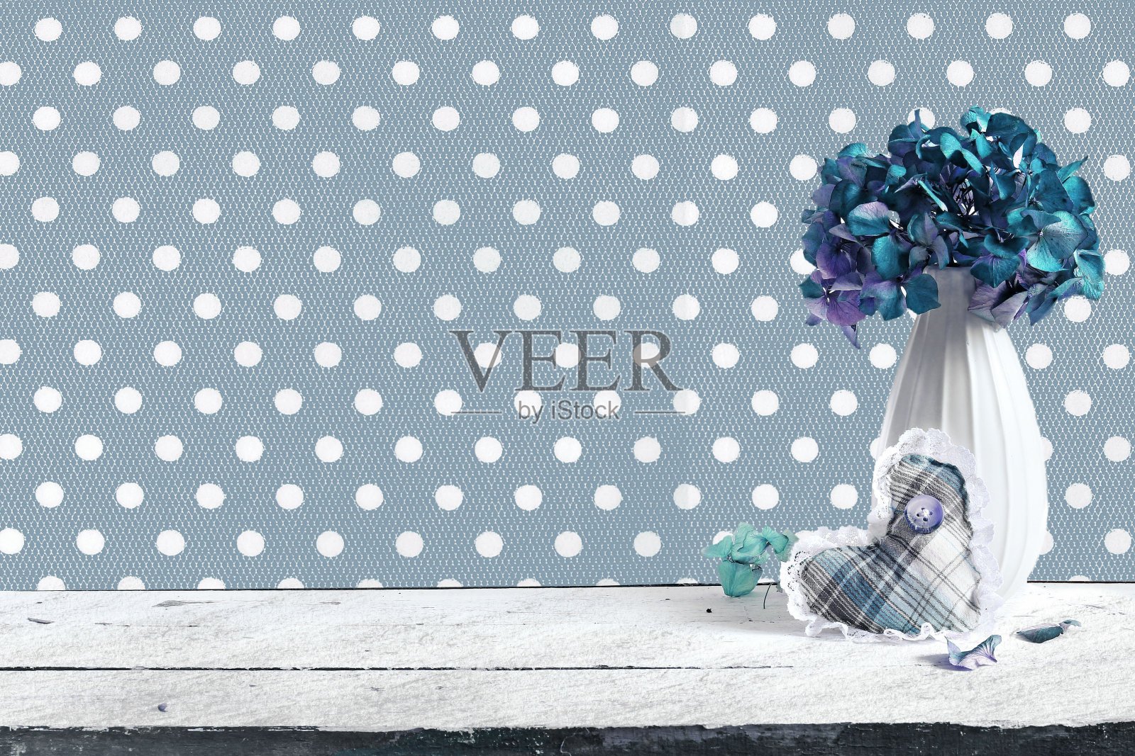 绣球组成在复古的背景照片摄影图片