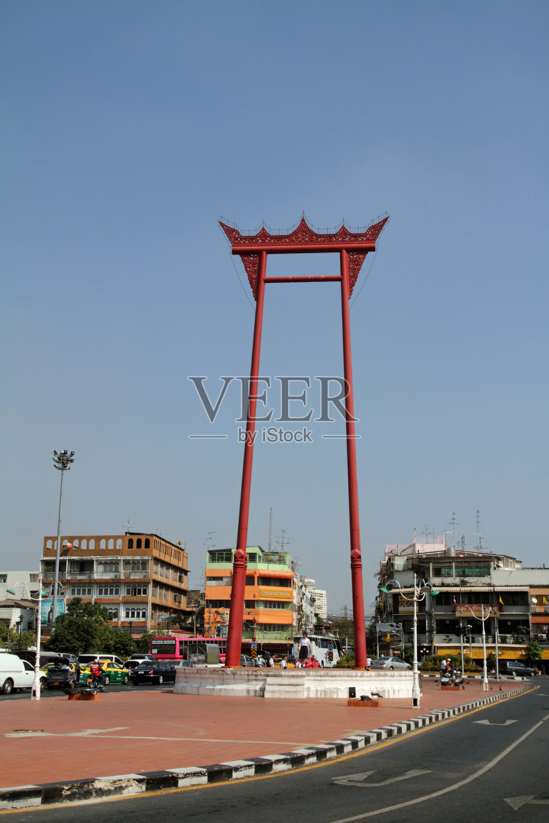 泰国曼谷的巨型秋千照片摄影图片