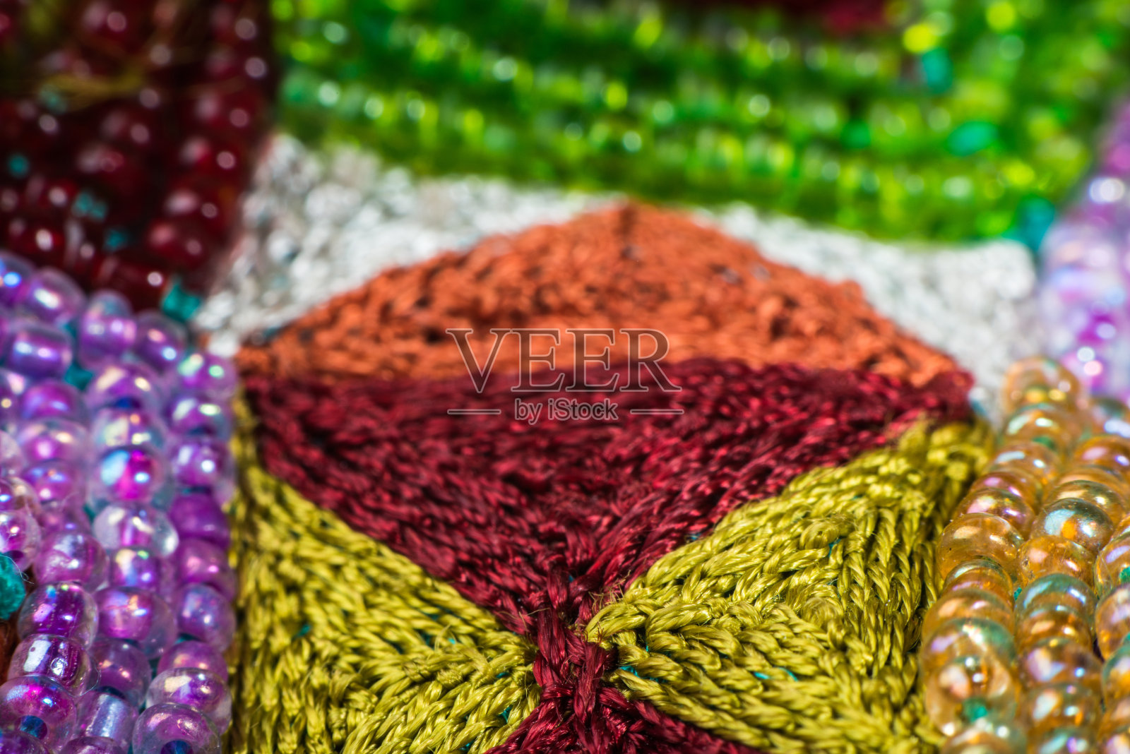 面料上的时尚设计元素照片摄影图片