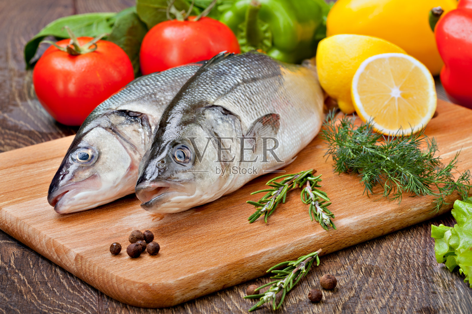 鲈鱼的鱼照片摄影图片