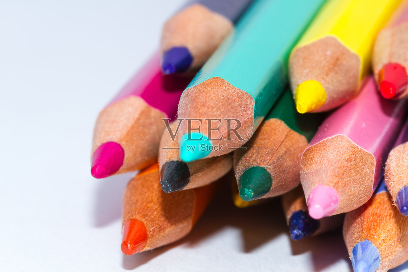 彩色铅笔照片摄影图片