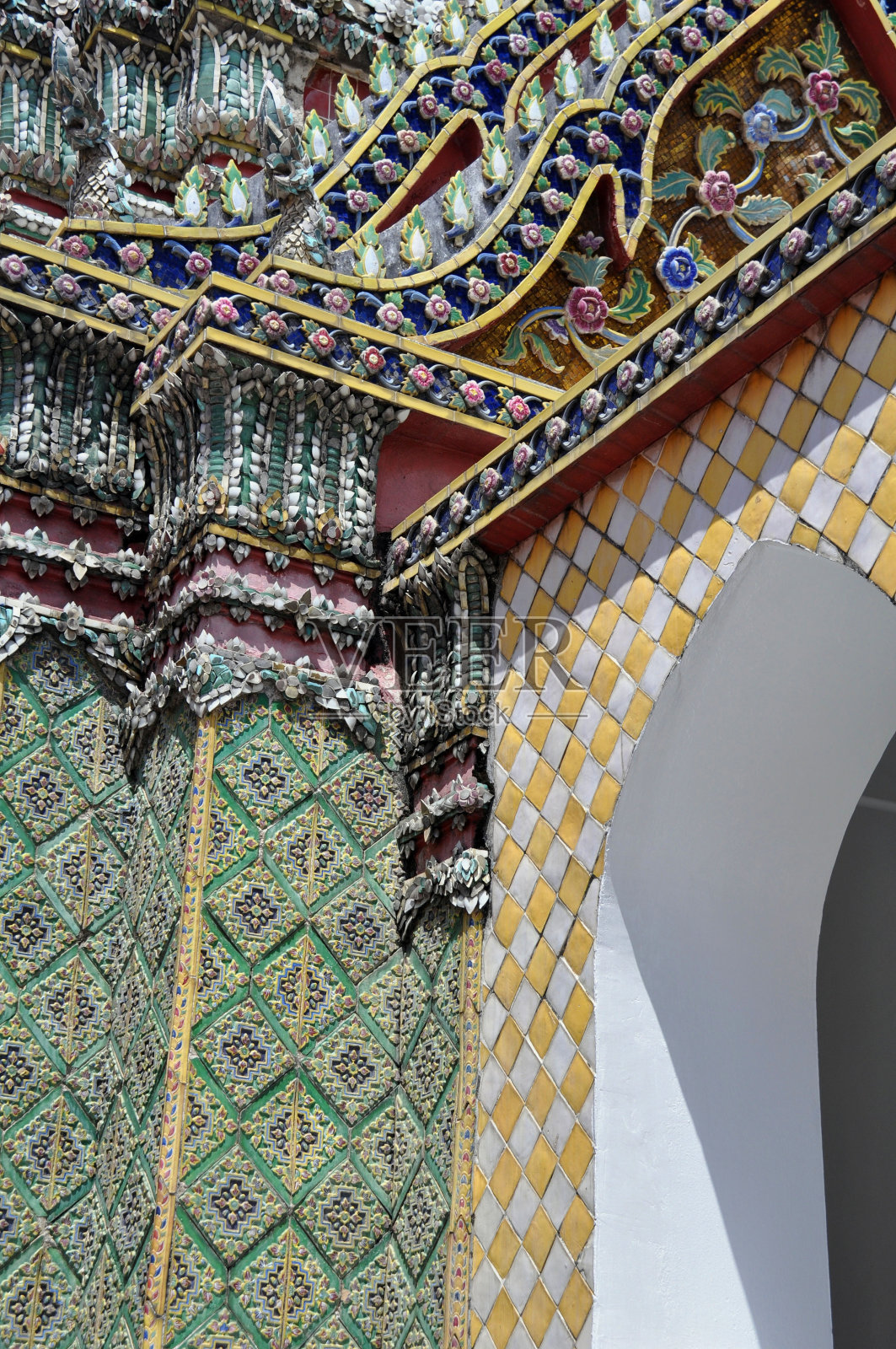 泰国曼谷大皇宫。照片摄影图片