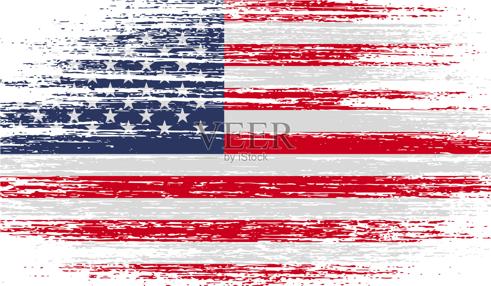 带有旧纹理的美国国旗。照片摄影图片