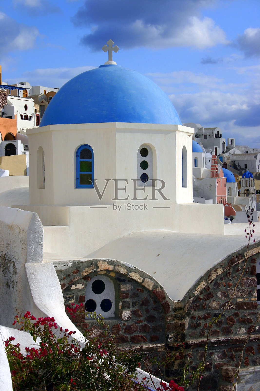 希腊圣托里尼岛照片摄影图片