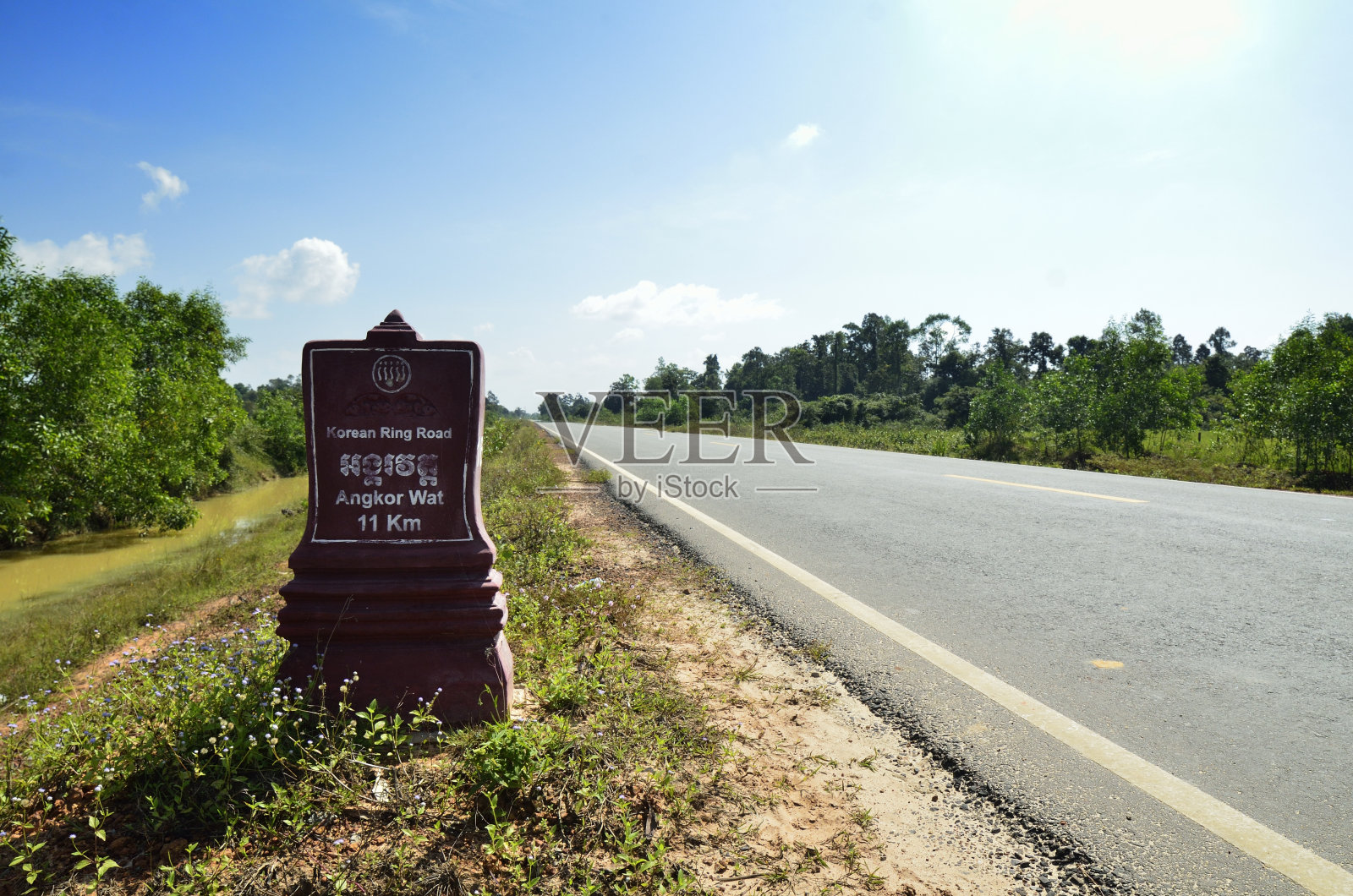吴哥之路照片摄影图片