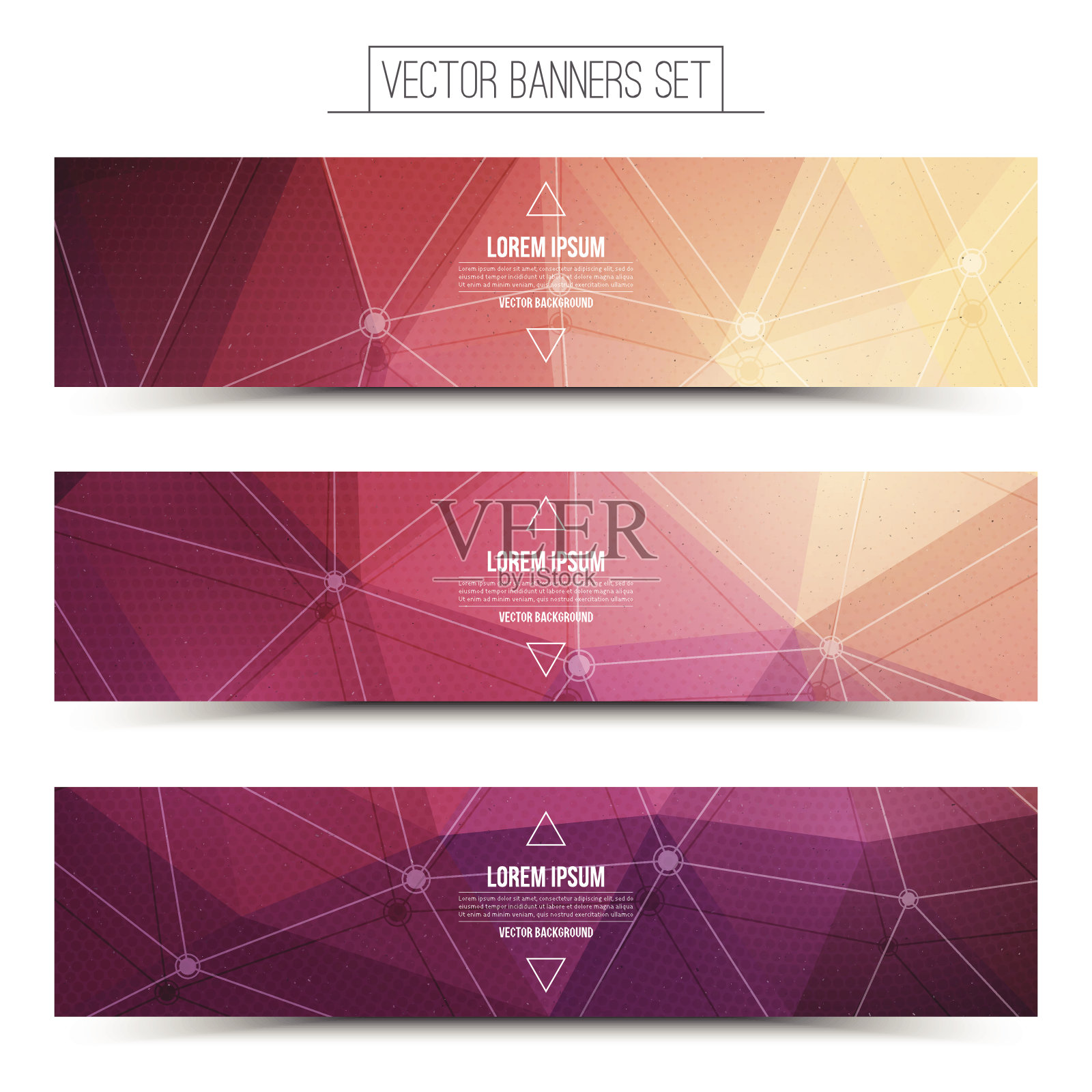 矢量技术网页横幅插画图片素材