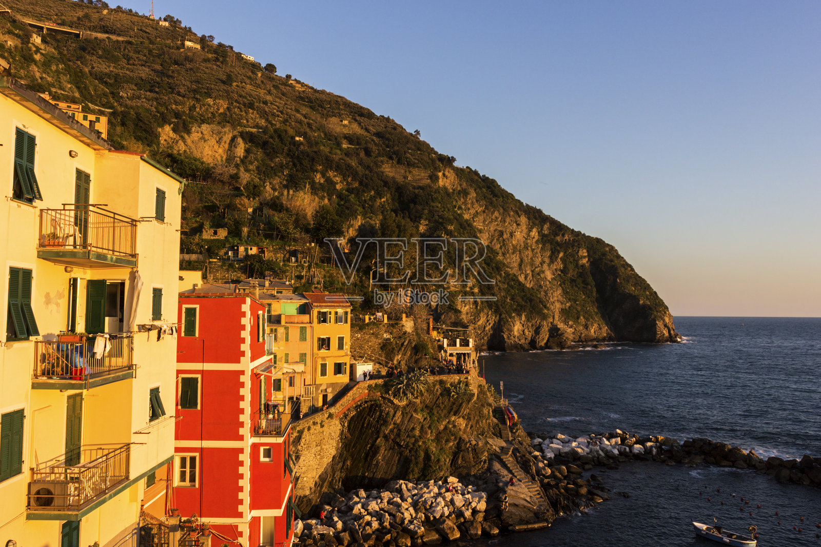 意大利五个国家的里奥马乔照片摄影图片